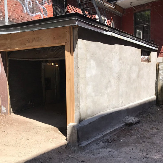 Repair of the foundation, the structure and the masonry of the garage