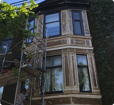 The Bay Window Completely Rebuilt